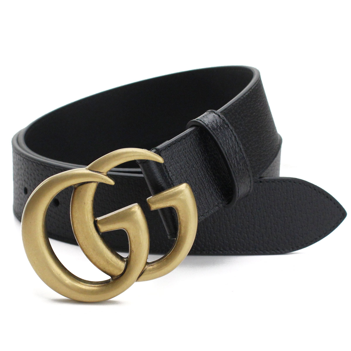 🎩 GUCCI(グッチ)で魅せる、大人の風格!オンラインで見つける、GGマーモント レザーベルト!✨