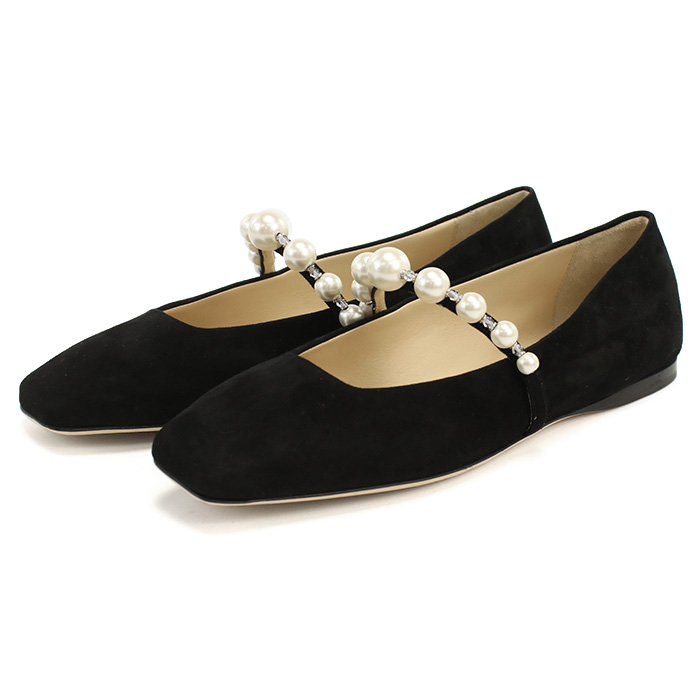 🇬🇧 JIMMY CHOO（ジミー チュウ）で叶える、最高峰のロンドン・ラグジュアリー！「ADE FLAT（アデ フラット）」パールストラップ フラットシューズコレクション！✨